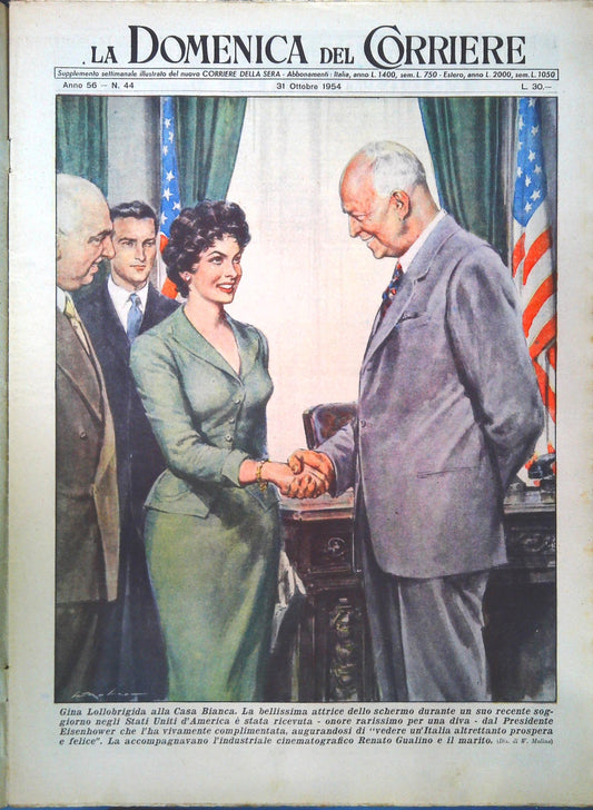 DOMENICA DEL CORRIERE N. 44 - 31 OTTOBRE 1954