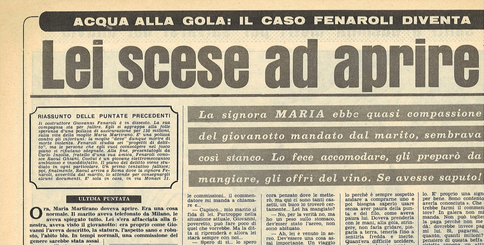 CASO FENAROLI - CLIPPING-RITAGLIO DI GIONALE