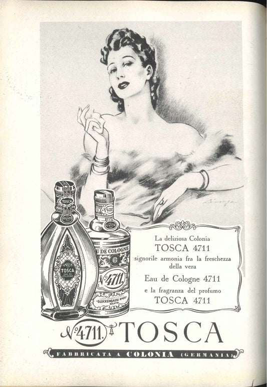 EAU DE COLOGNE TOSCA - ADVERTISING