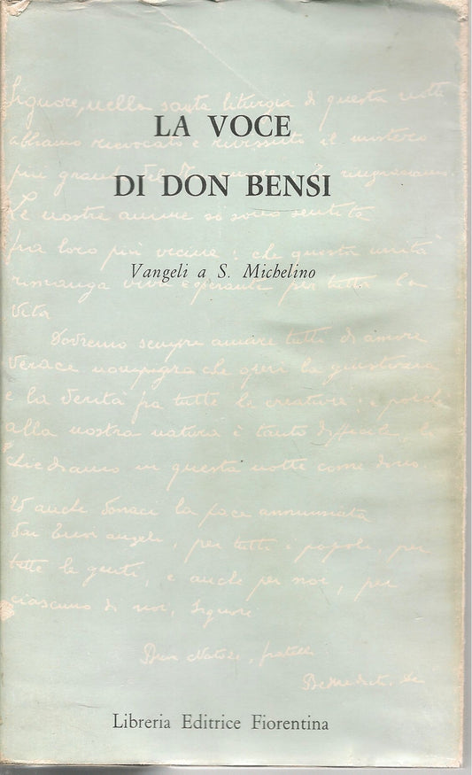 LA VOCE DI DON BENSI - VANGELI A S. MICHELINO