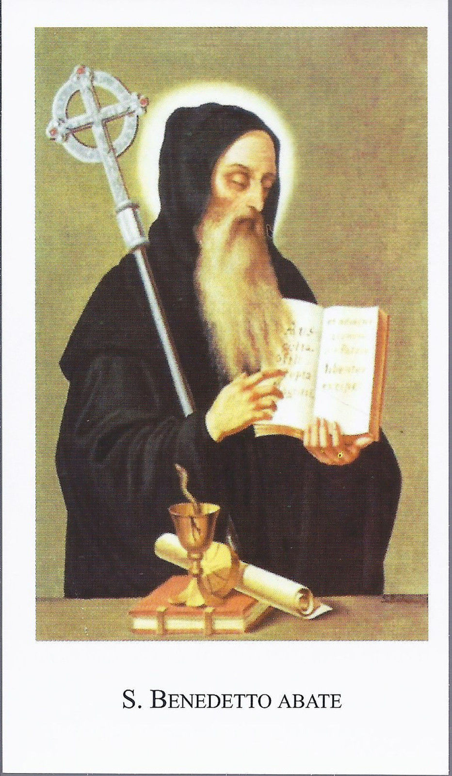 S. BENEDETTO ABATE - SANTINO - AS014-018 - Ed. Paco