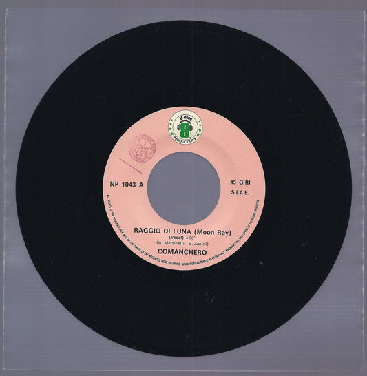 RAGGIO DI LUNA  ( Moon Ray ) vocal - instrumental == COMANCHERO