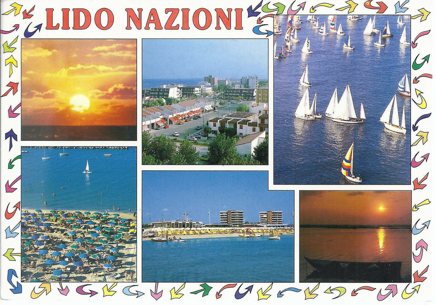LIDO NAZIONI - 6 VEDUTE - V 2005 - FG