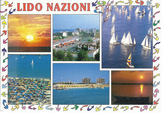 LIDO NAZIONI - 6 VEDUTE - V 2005 - FG