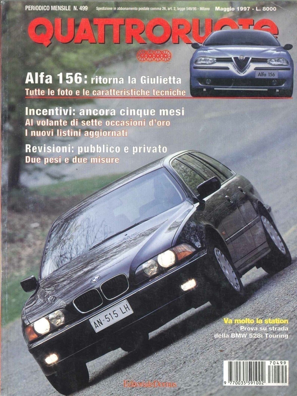 QUATTRORUOTE N 499 - MAGGIO 1997