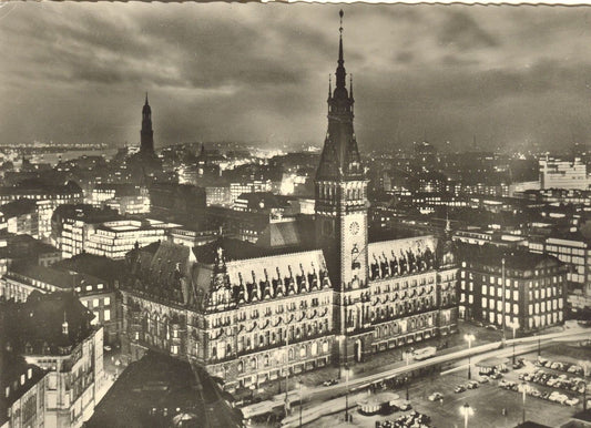 AMBURGO/HAMBURG - RATHAUS - NOTTURNO - NV/NG