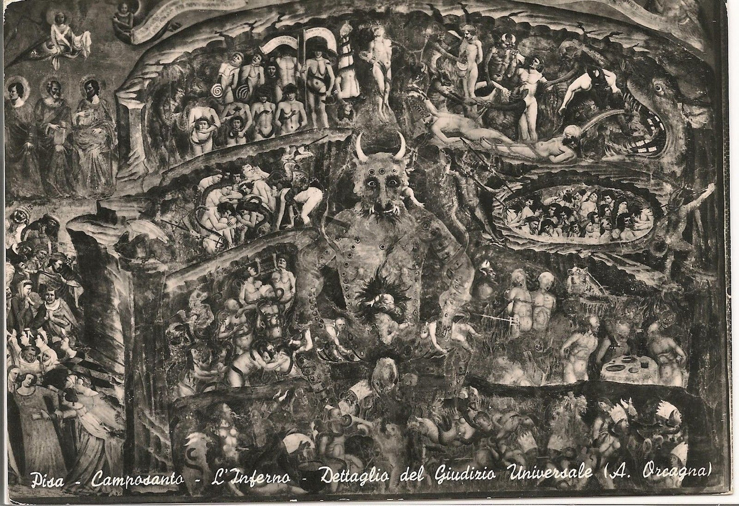 PISA - CAMPOSANTO - L'INFERNO - DETTAGLIO GIUDIZIO UNIV