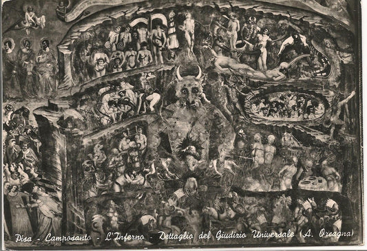 PISA - CAMPOSANTO - L'INFERNO - DETTAGLIO GIUDIZIO UNIV