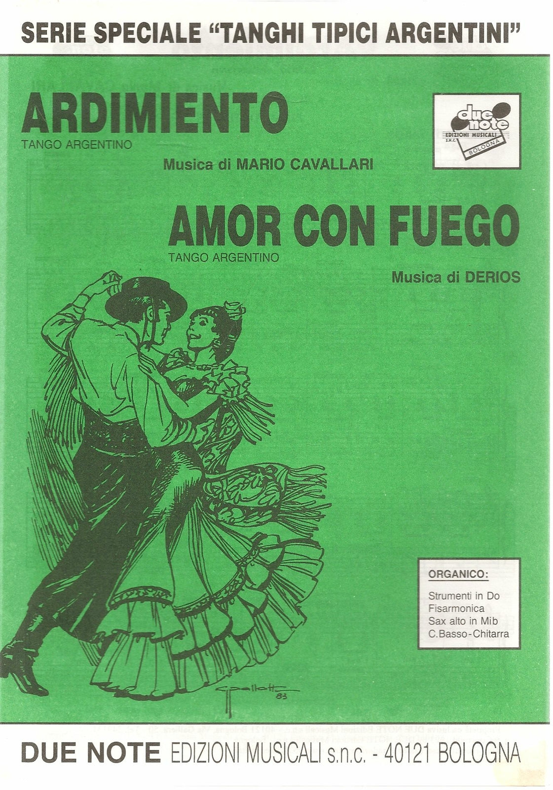 ARDIMIENTO - AMOR CON FUEGO - SPARTITO-SHEET MUSIC