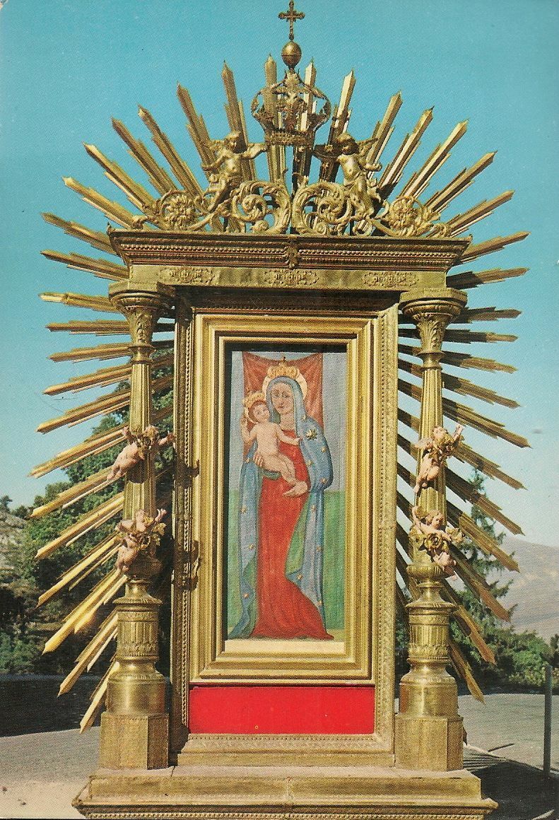 AVEZZANO - SANTUARIO MARIA SS DI PIETRACQUARIA - IMMAGINE ANTICHISSIMA - V1987