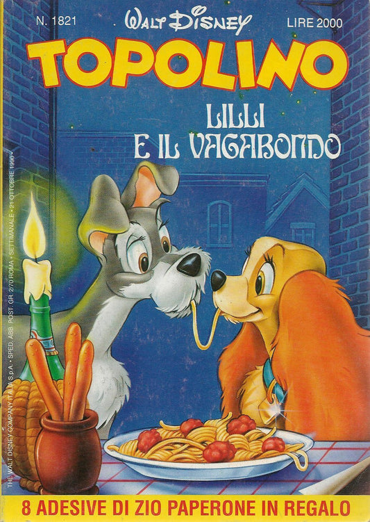 TOPOLINO N. 1821 - 21 OTTOBRE1990