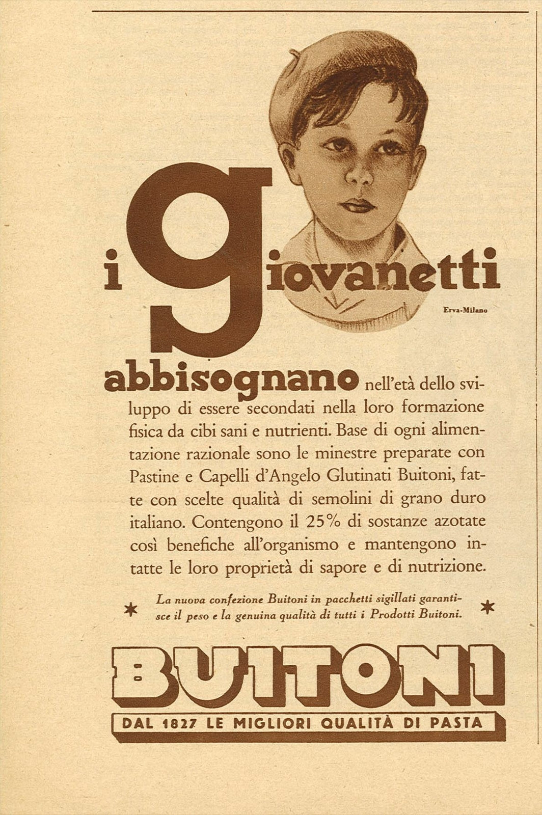 I GIOVANETTI ABBISOGNANO BUITONI - ADVERTISING