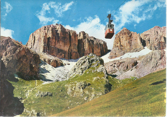 PASSO PORDOI - FUNIVIA SASS PORDOI - V1970
