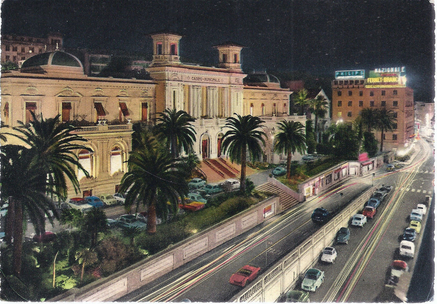 SANREMO - CASINO' MUNICIPALE - NOTTURNO - V 1965 - FG -