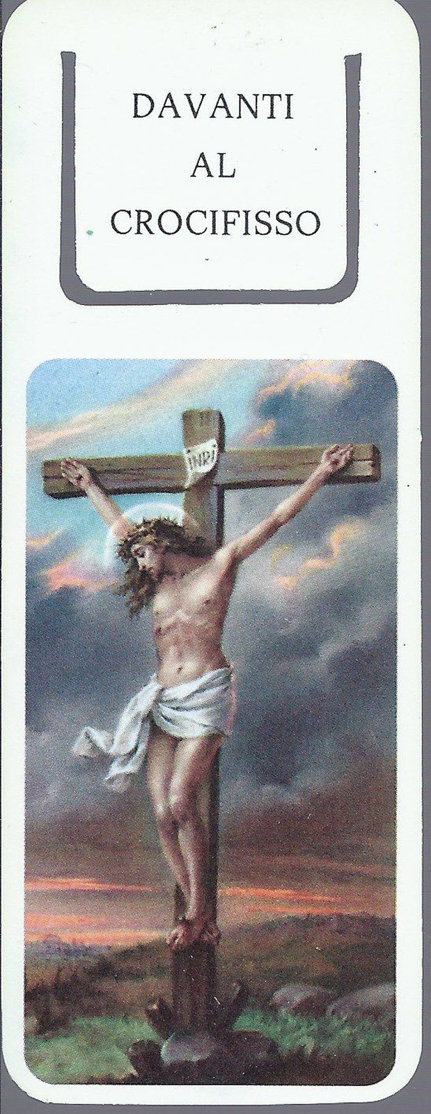 DAVANTI AL CROCIFISSO - SANTINO SEGNALIBRO - AS015-188 - Ed.