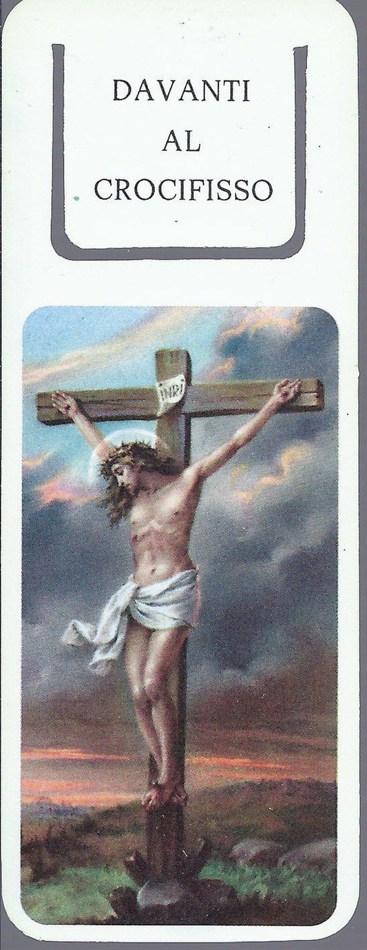 DAVANTI AL CROCIFISSO - SANTINO SEGNALIBRO - AS015-188 - Ed.