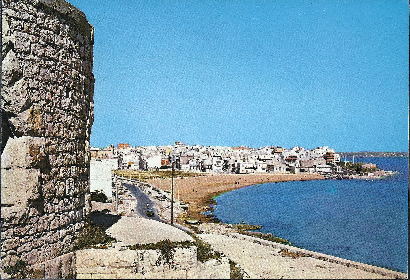 POZZALLO - PANORAMA VISTO DAL CASTELLO DI MARTINO - V1985