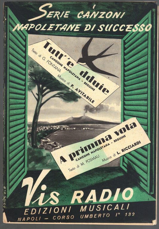 TUTT' 'E DDUIE (P. AVITABILE) - A PRIMMA VOTA (L. RICCIARDI) # SPARTITO