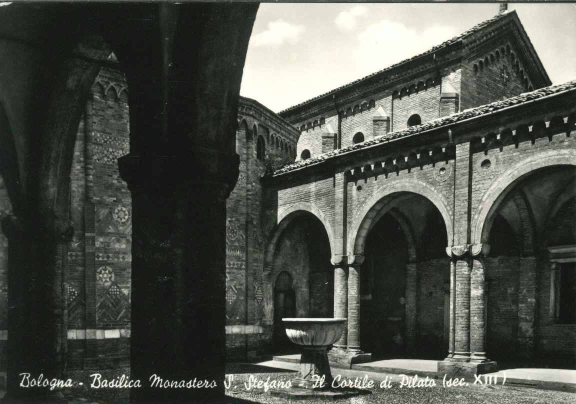 BOLOGNA BASILICA MONASTERO S.STEFANO IL CORTILE DI PILATO - NV