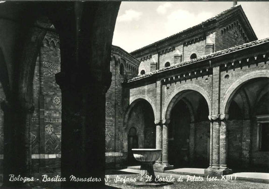 BOLOGNA BASILICA MONASTERO S.STEFANO IL CORTILE DI PILATO - NV