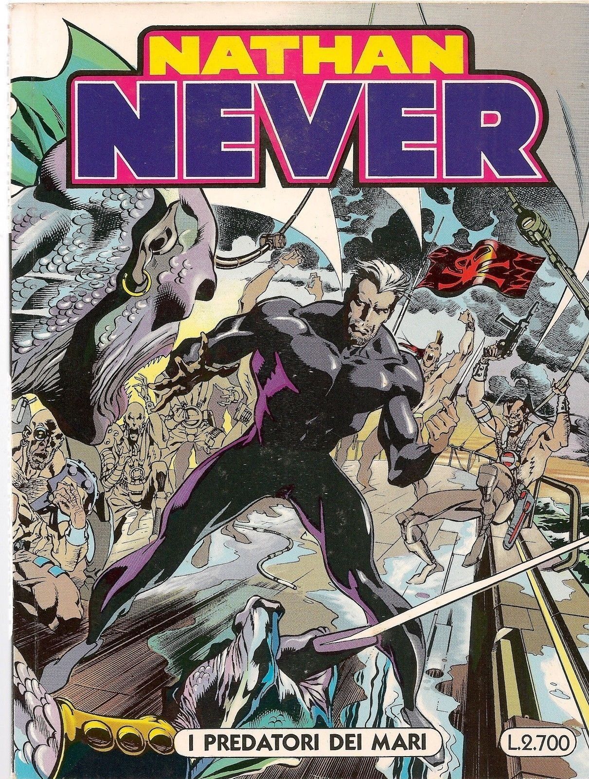 NATHAN NEVER N° 51 - I PREDATORI DEI MARI - prima edizione