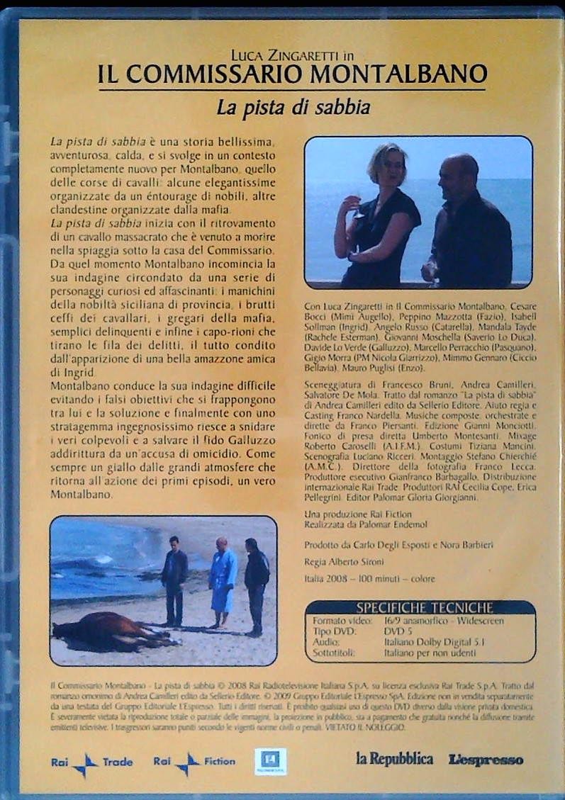 LA PISTA DI SABBIA. IL COMMISSARIO MONTALBANO - DVD