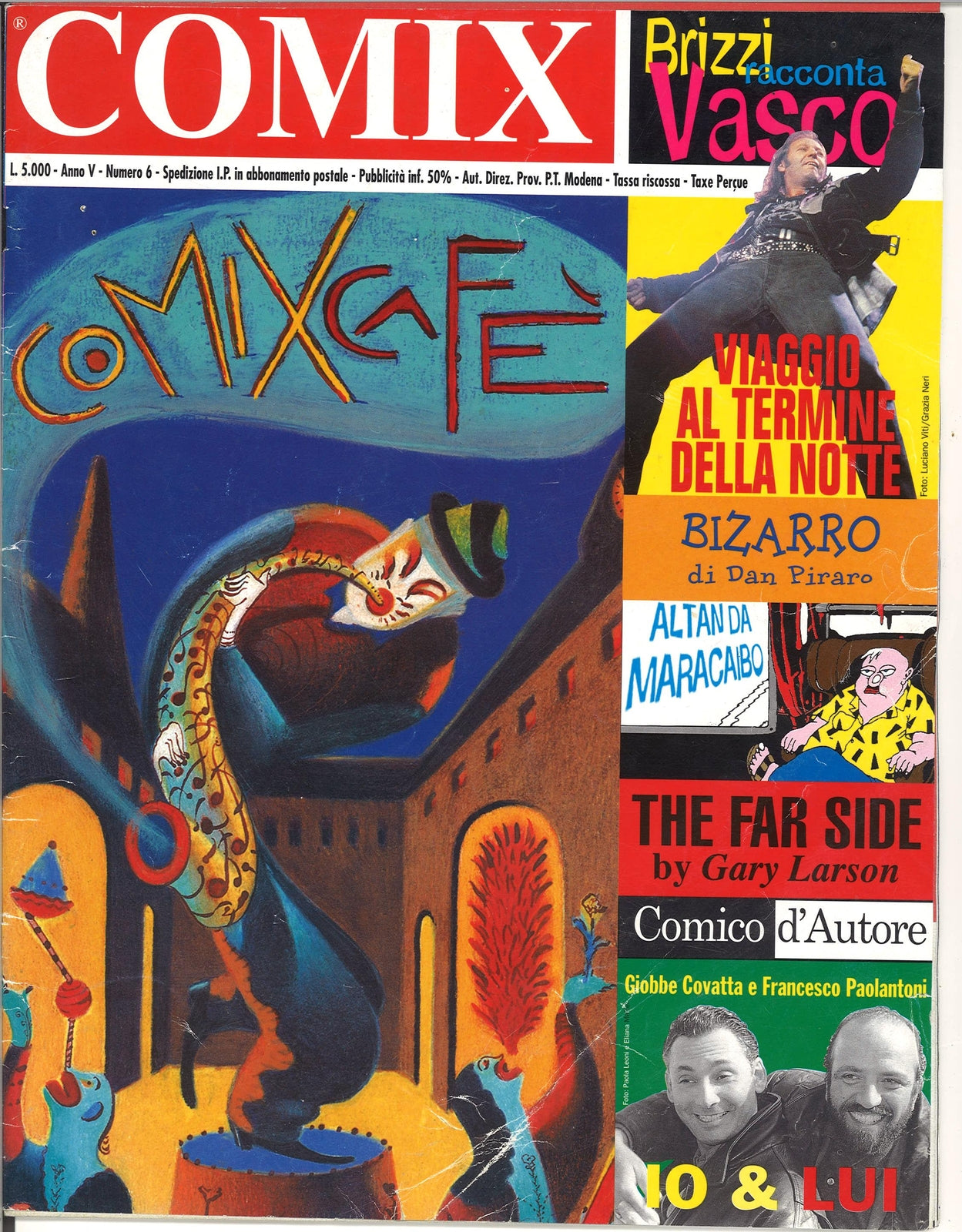 COMIX ANNO V - NUMERO 6 - GIUGNO 1996