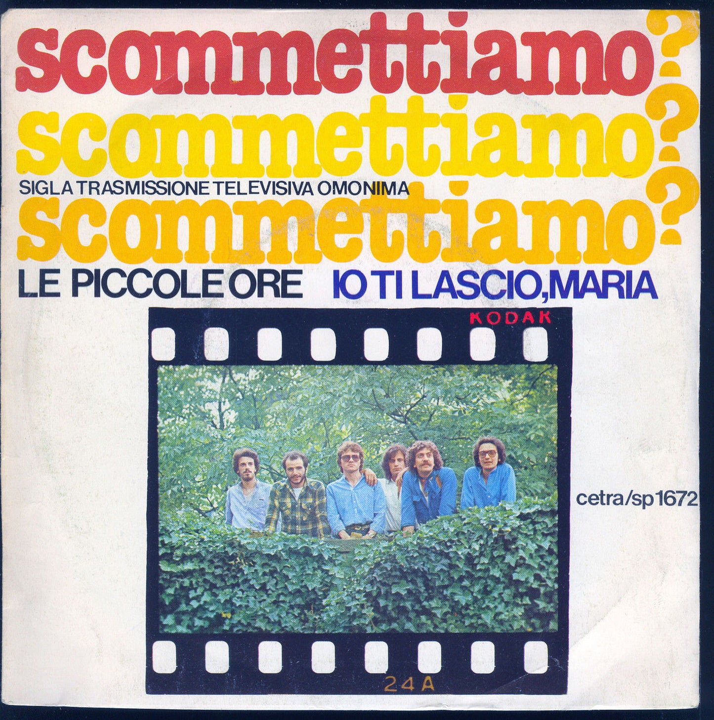 SCOMMETTIAMO? - IO TI LASCIO, MARIA # LE PICCOLE ORE