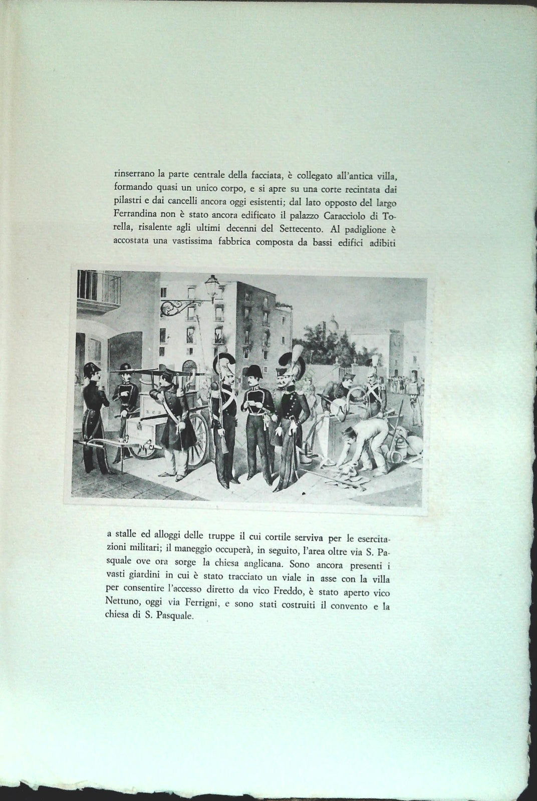 IL QUARTIERE DELLA CAVALLERIZZA A CHIAIA - ED. CASELLA 1986