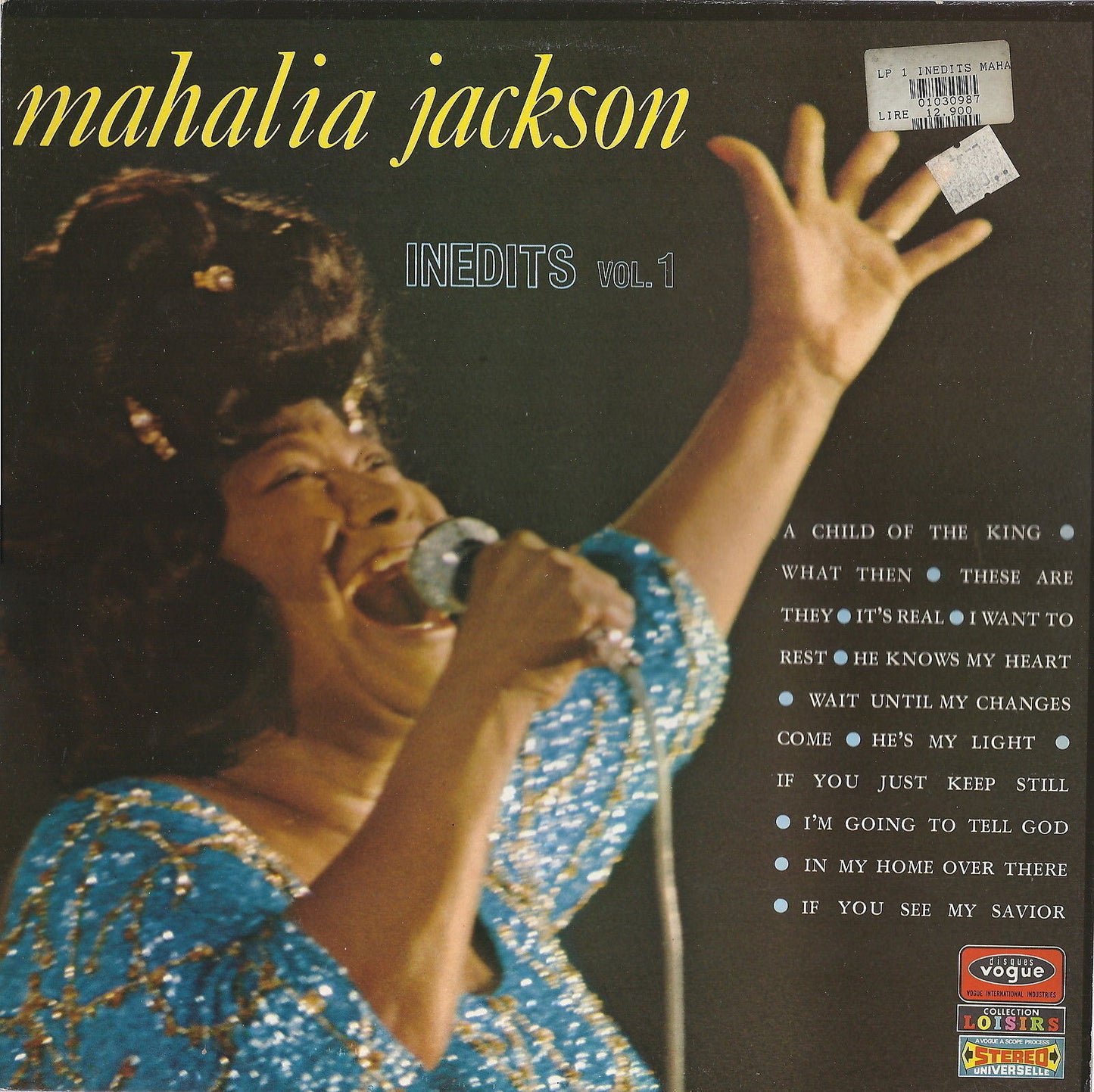 INEDITS Vol. 1 - MAHALIA JACKSON