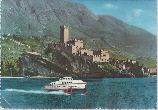 MALCESINE - IL CASTELLO - ALISCAFO - V 1961 - FG