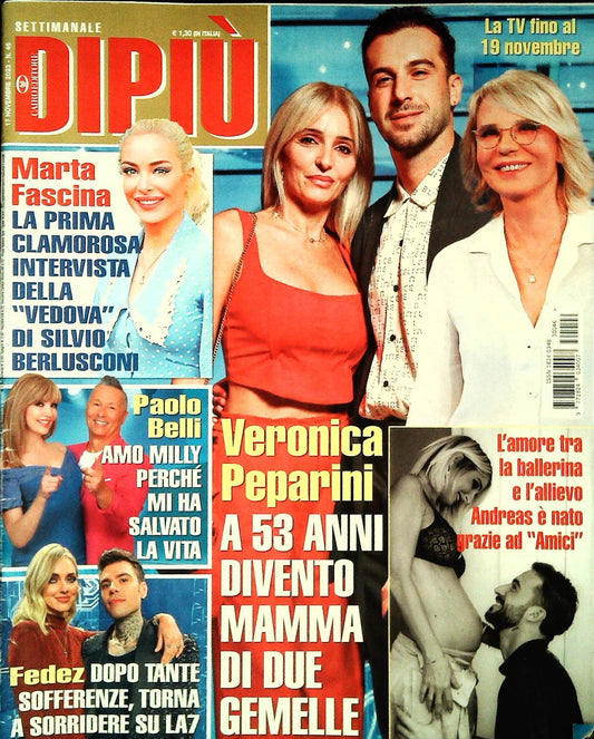 DI PIU' 17 NOVEMBRE 2023 - MARTA FASCINA-PAOLO BELLI-FEDEZ-VERONICA PEPARINI
