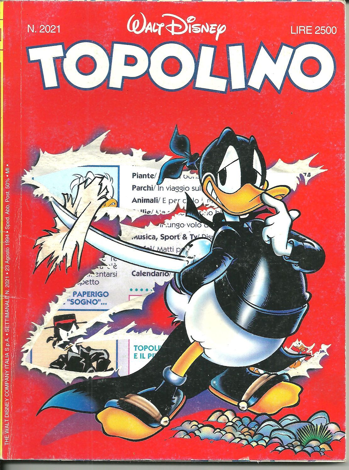 TOPOLINO N. 2021 - 23 AGOSTO 1994