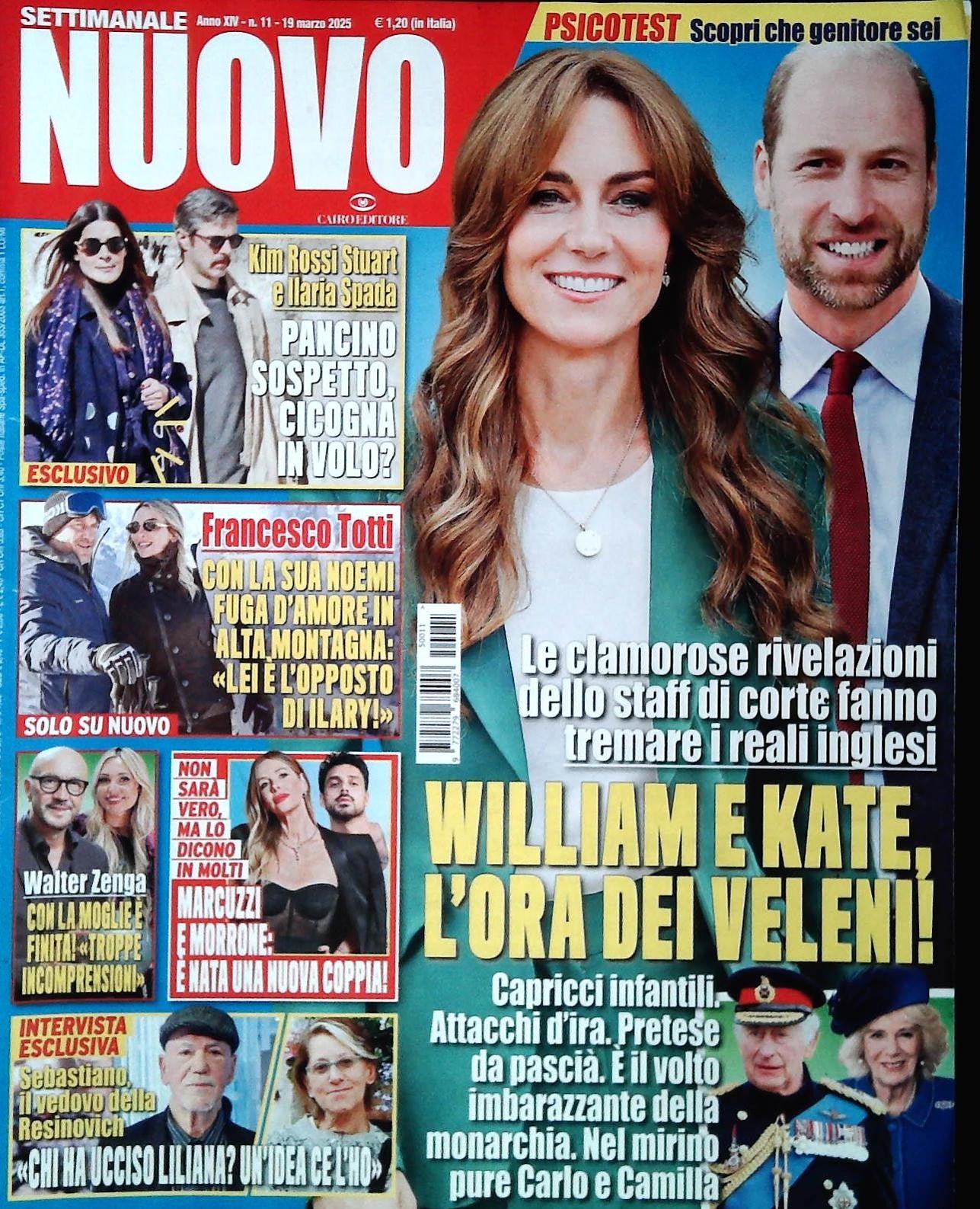 SETTIMANALE NUOVO - 19 MARZO 2025 - TOTTI - ROSSI STUART - MARCUZZI - RESINOVICH