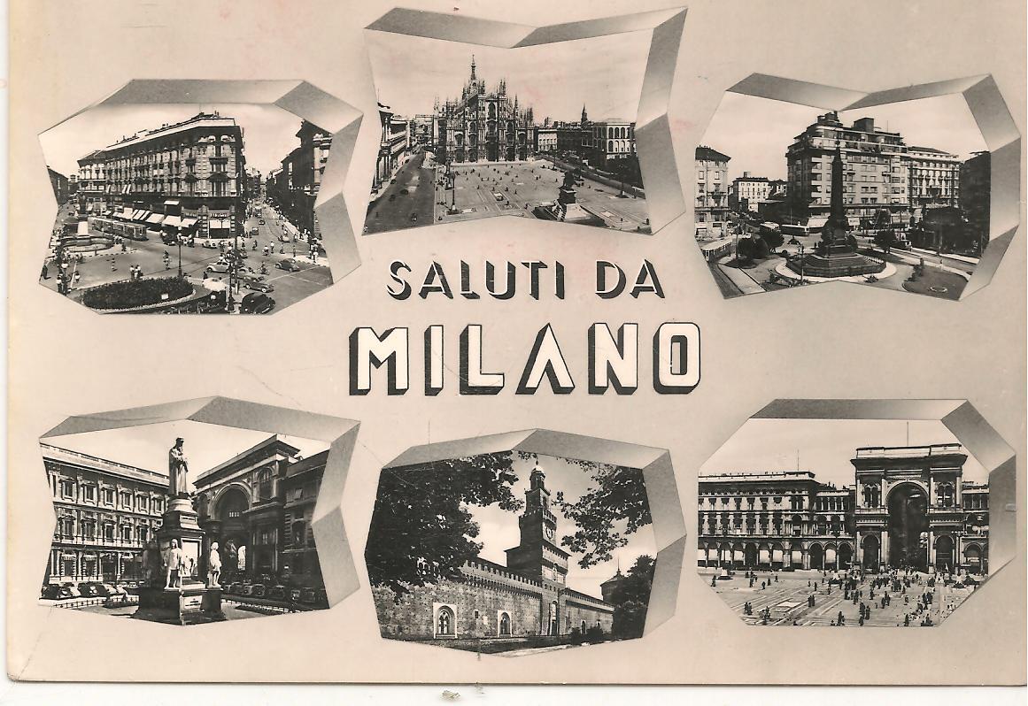 SALUTI DA MILANO - SEI VEDUTE - V ANNI 50