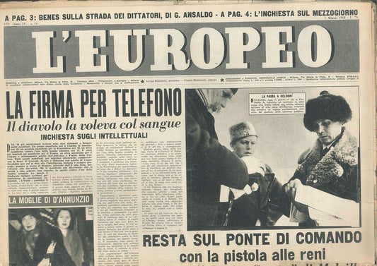 L'EUROPEO - ANO IV° - N 10 - 7 MARZO 1948