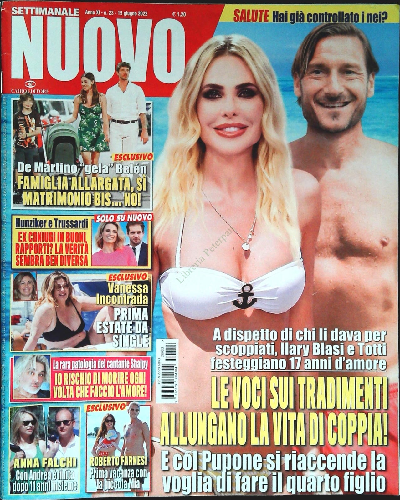 SETTIMANALE NUOVO 15 GIUGNO 2022 - BLASI-TOTTI-DE MARTINO-OUTLET DEL LIBRO