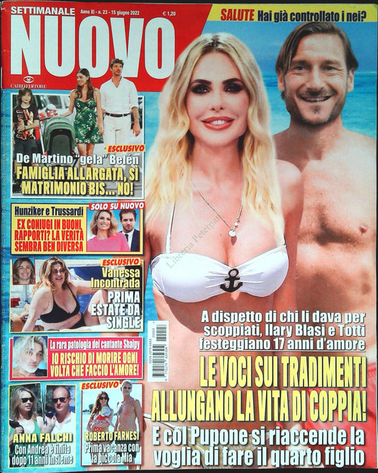 SETTIMANALE NUOVO 15 GIUGNO 2022 - BLASI-TOTTI-DE MARTINO-OUTLET DEL LIBRO