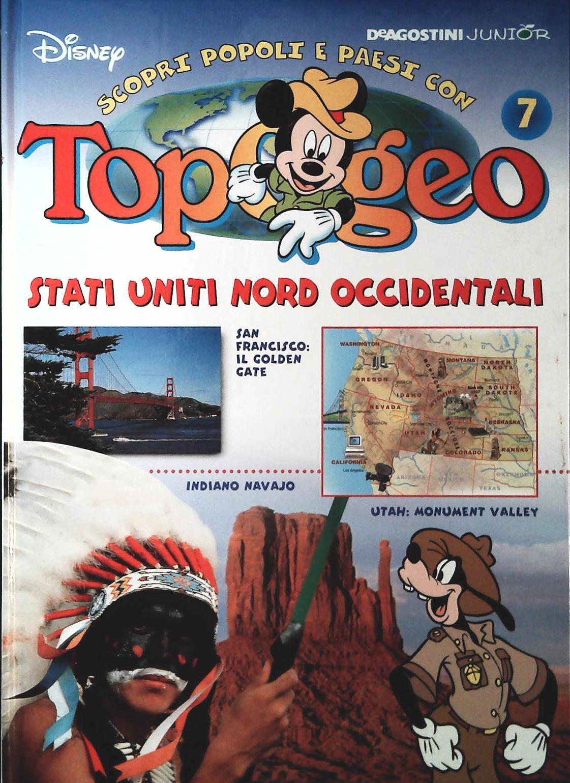 TOPOGEO N. 7 - STATI UNITI NORD OCCIDENTALI