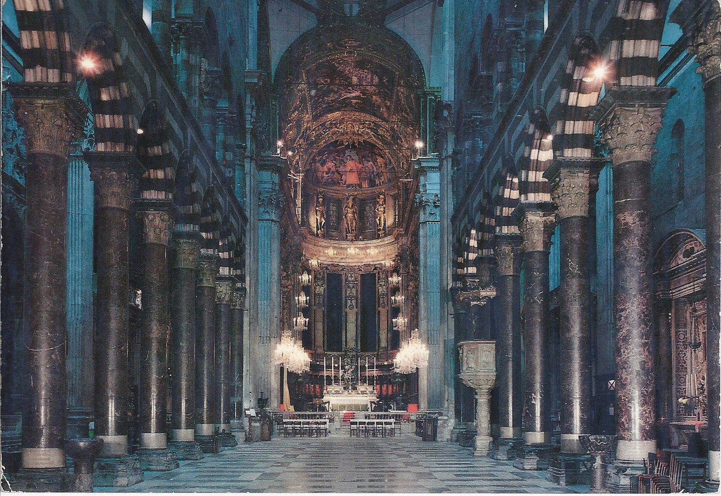 GENOVA - INTERNO DELLA CATTEDRALE DI S. LORENZO - V 1979 - F