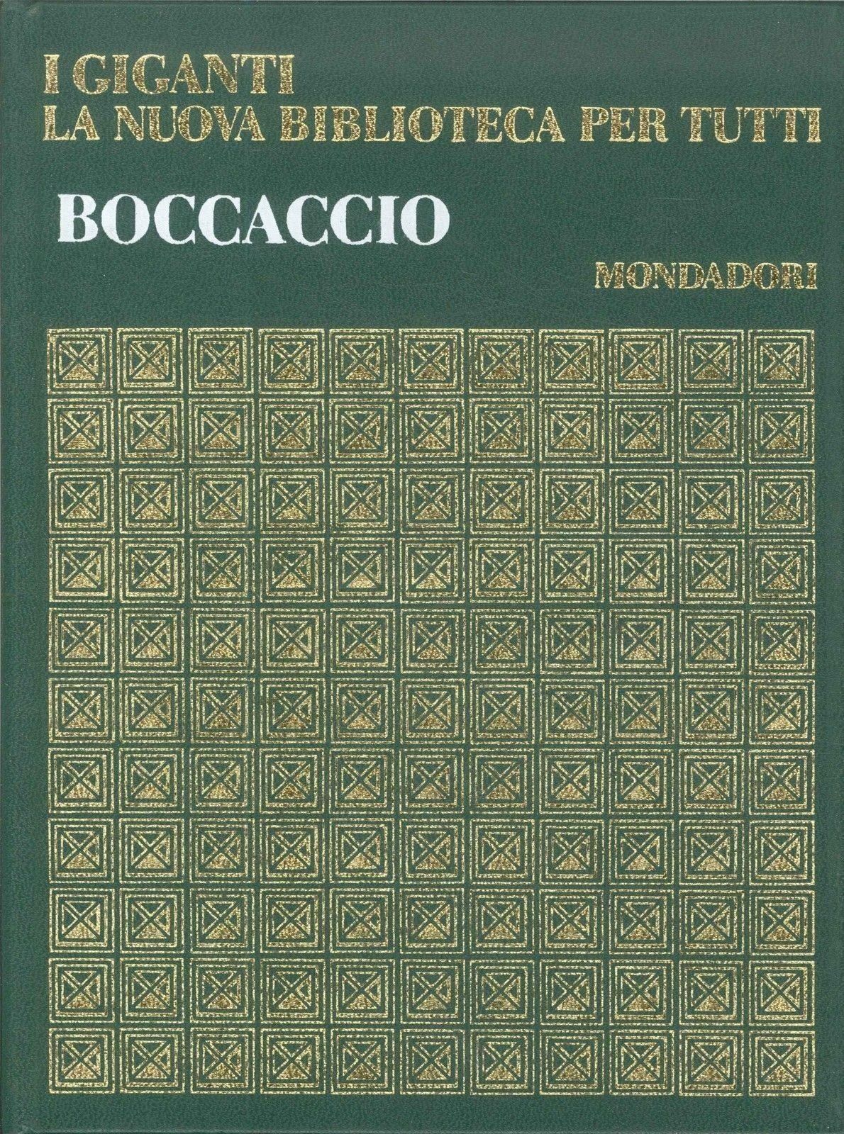 BOCCACCIO - COLLANA I GIGANTII MONDADORI