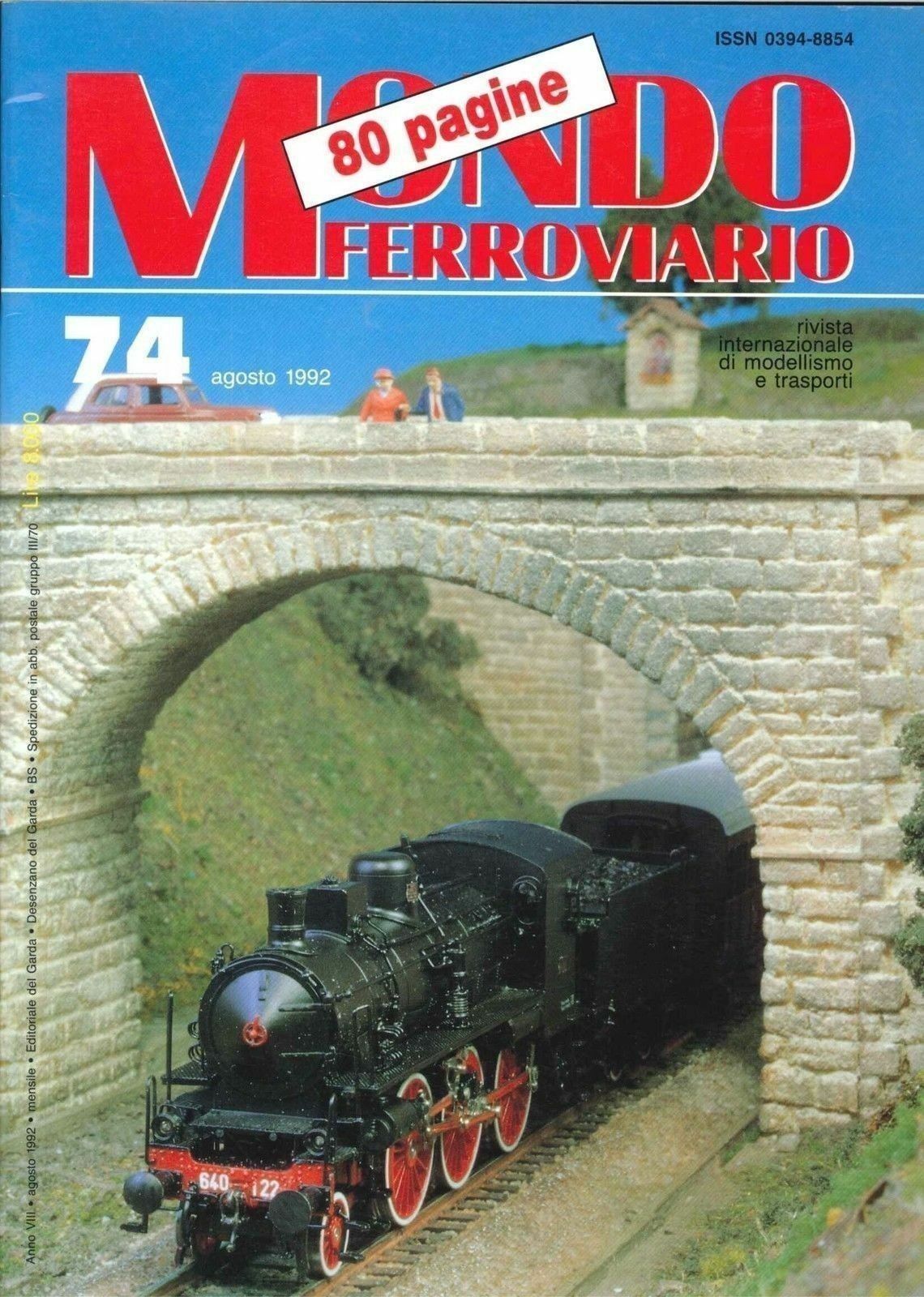 MONDO FERROVIARIO N 74 - AGOSTO 1992