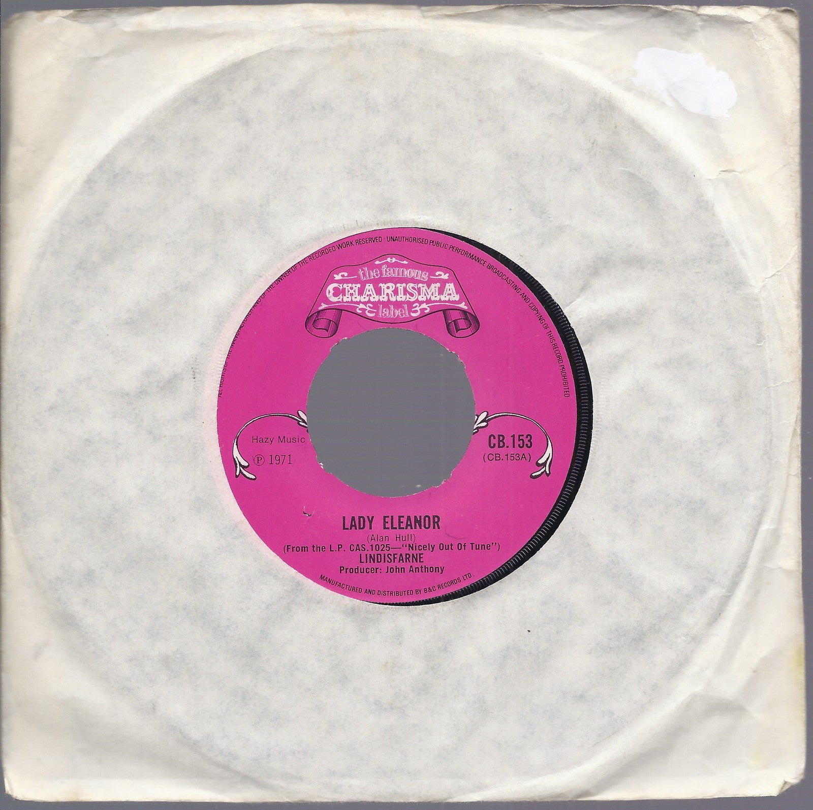 LADY ELEANOR - NOTHING BUT THE MARVELLOUS IS BEAUTIFUL -- LINDISFARNE