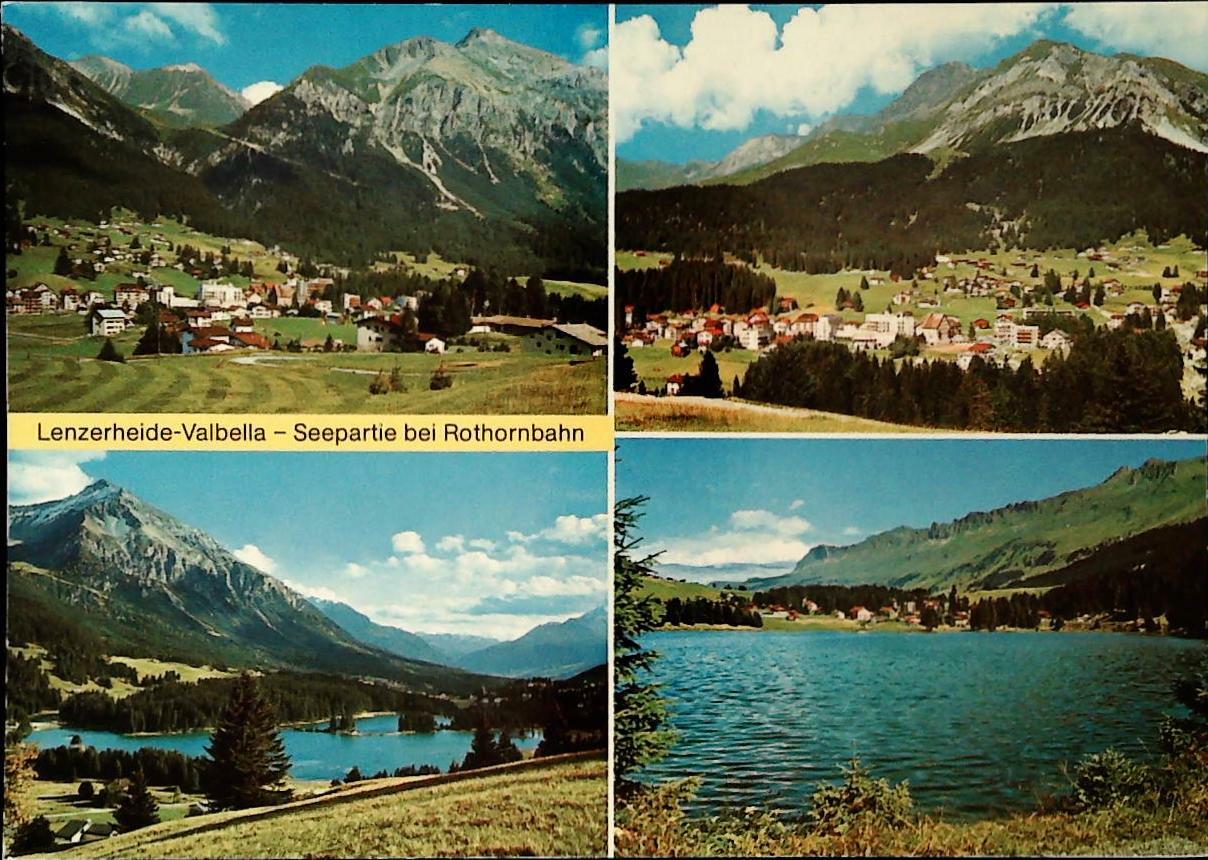 LENZERHEIDE-VALBELLA - SVIZZERA - QUATTRO VEDUTE - NV
