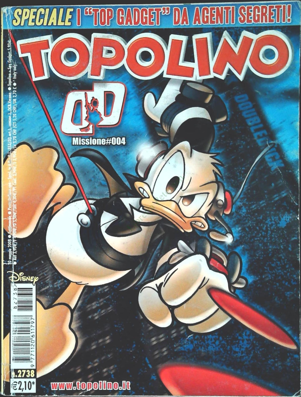 TOPOLINO N. 2738 - 20 MAGGIO 2008