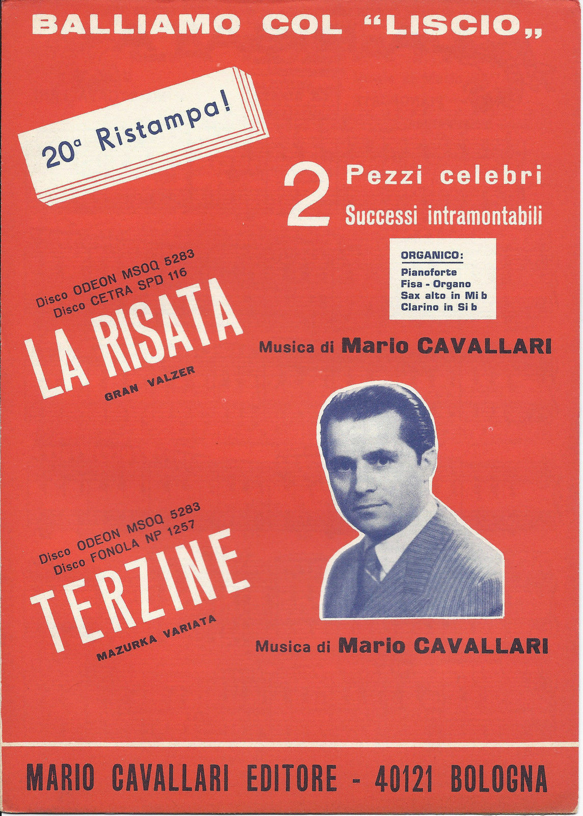LA RISATA  -  TERZINE    Mario Cavallari  #  SPARTITO