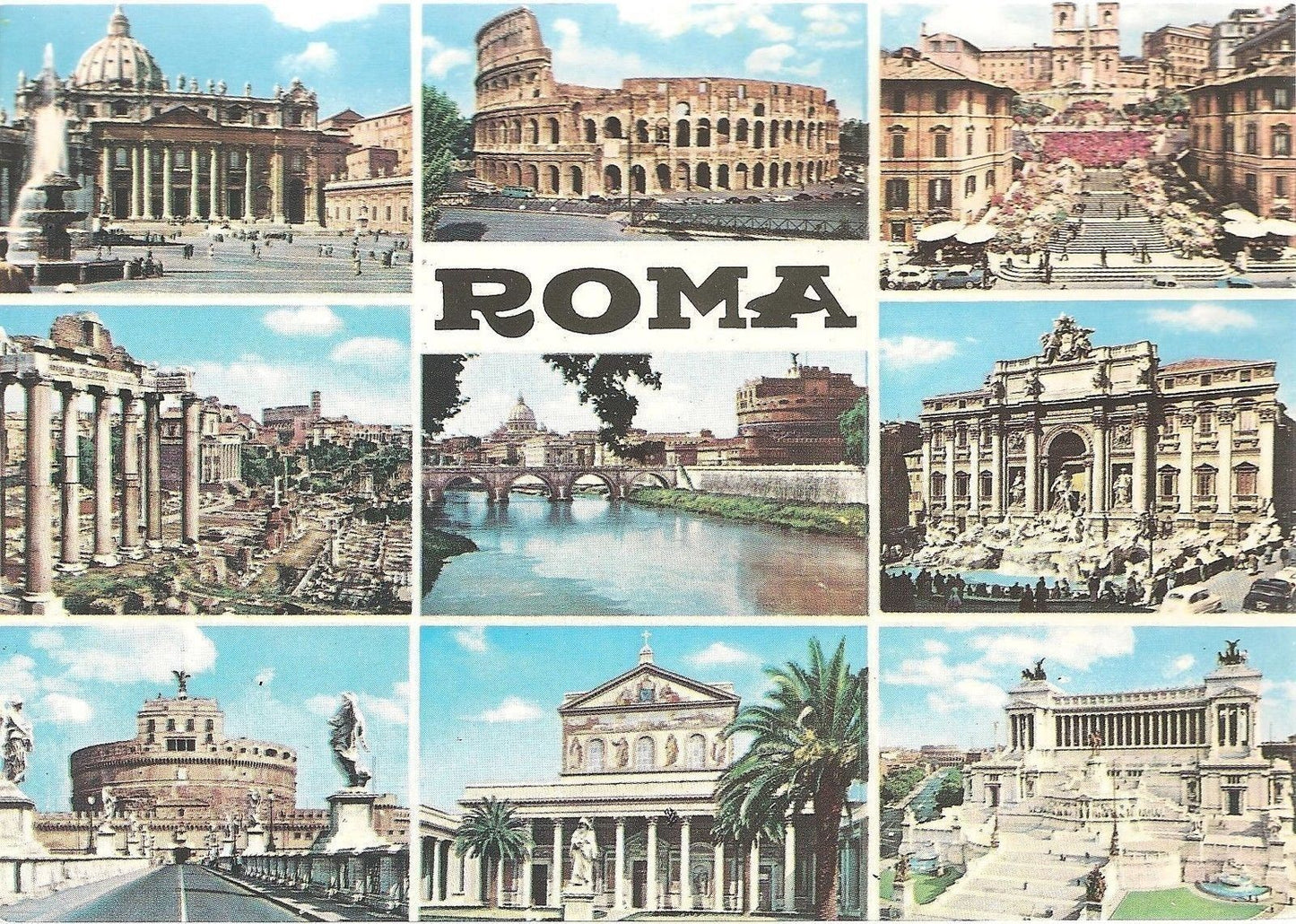 ROMA - 9 VEDUTE - NV