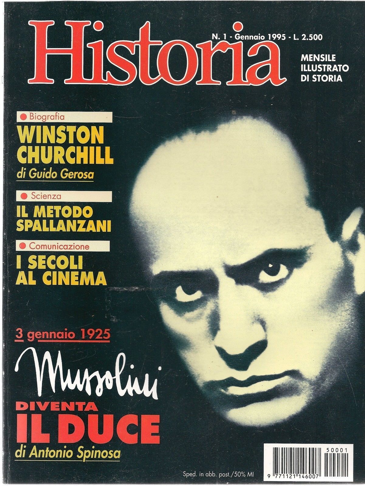 HISTORIA Anno XXXIX  n° 1  GENNAIO 1995 - CINO DEL DUCA