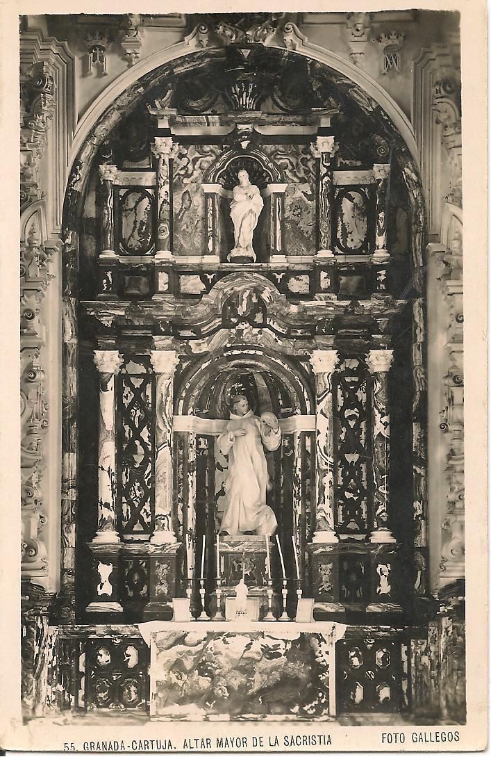 GRANADA - CARTUJA - ALTAR MAJOR DE LA SACRISTIA - NV