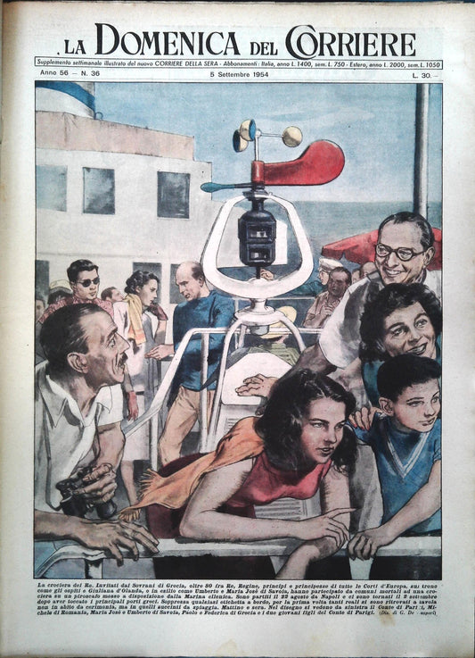 DOMENICA DEL CORRIERE N. 36 - 5 SETTEMBRE 1954